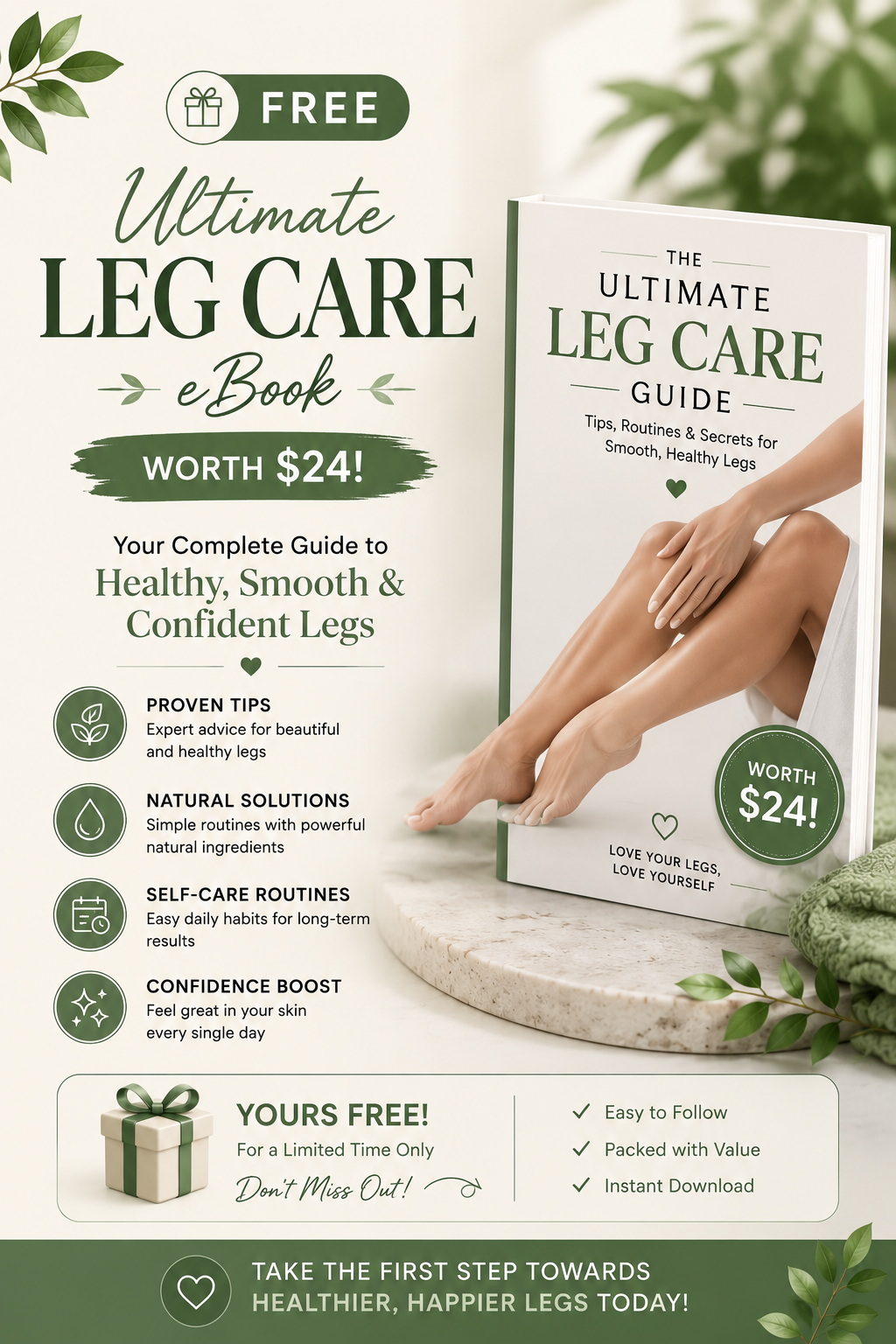 FREE Ultimate Leg Care eBook