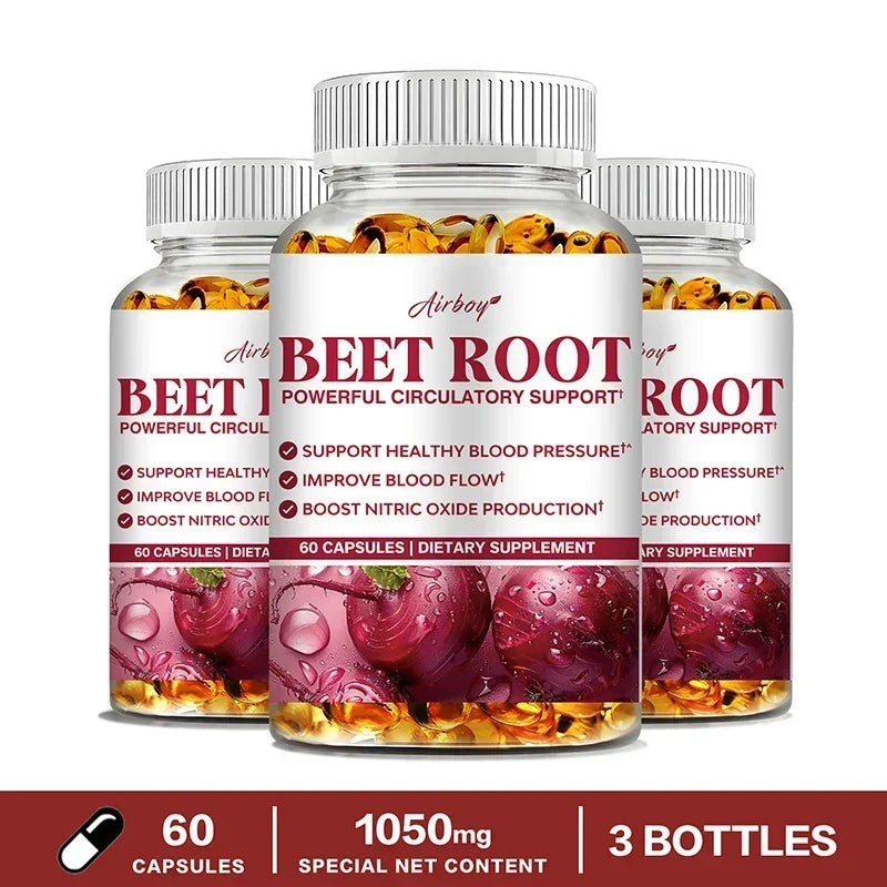 Beet Root Supplement | Support Blood Pressure, Heart Health & Improves Circulation