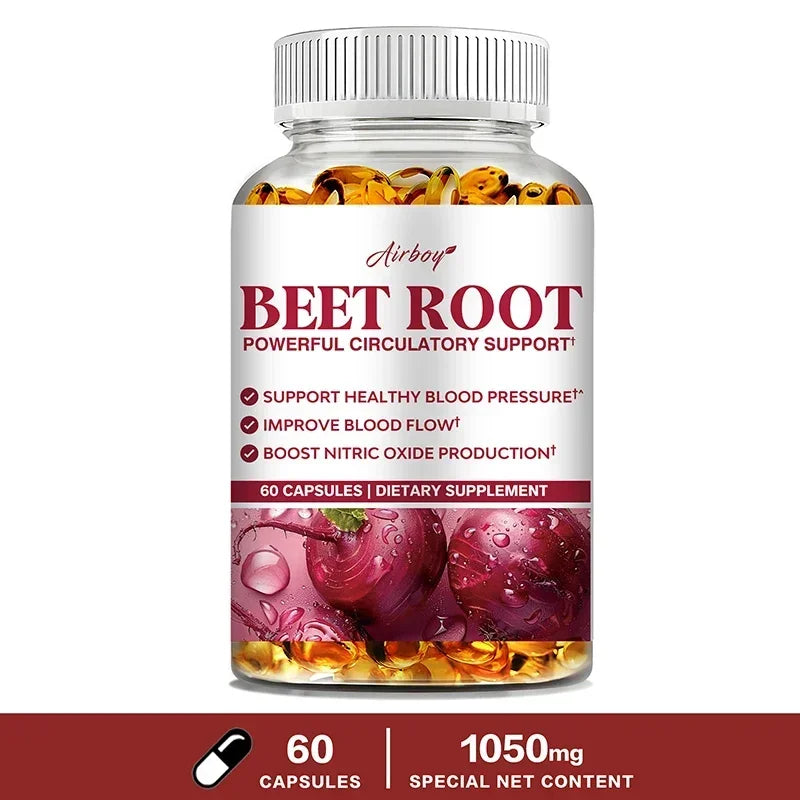 Beet Root Supplement | Support Blood Pressure, Heart Health & Improves Circulation