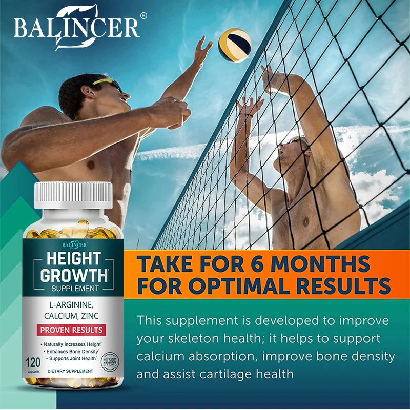 Height+ Supplement | Calcium, Vitamin D3