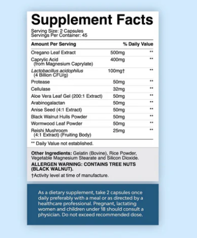 Candida Cleanse - For Gut Detox & Restore