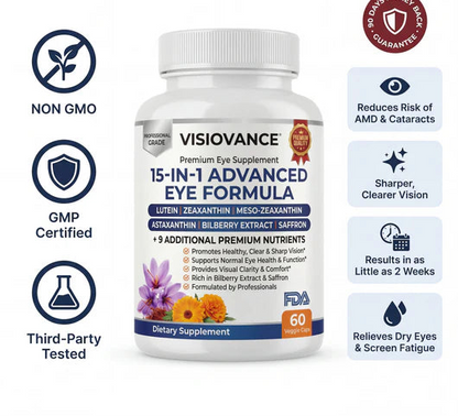 VisioVance™ 15-in-1 Advanced Eye Formula