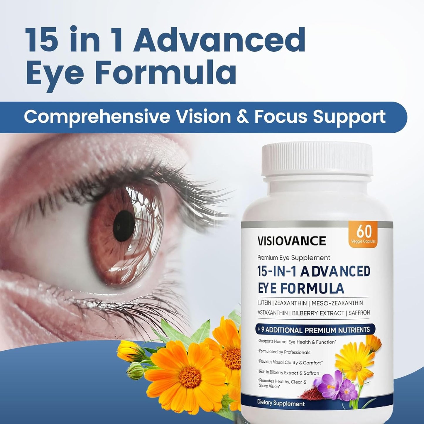 VisioVance™ 15-in-1 Advanced Eye Formula