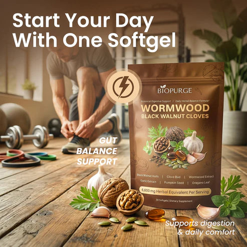 Wormwood Black Walnut Cloves | 18 in 1 Herbal Ingredients