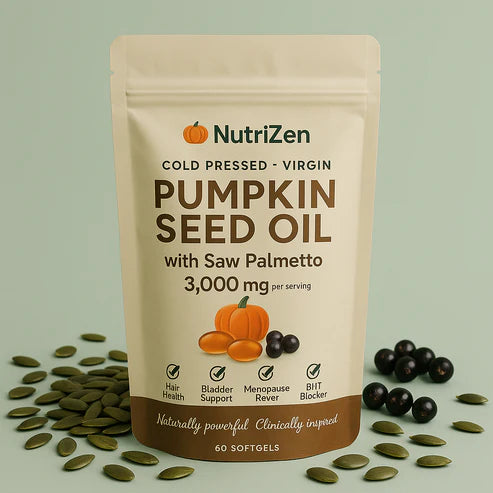 NutriZen Pumpkin Seed Oil Softgels