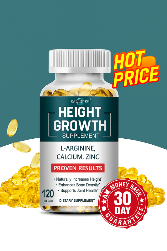 Height+ Supplement | Calcium, Vitamin D3