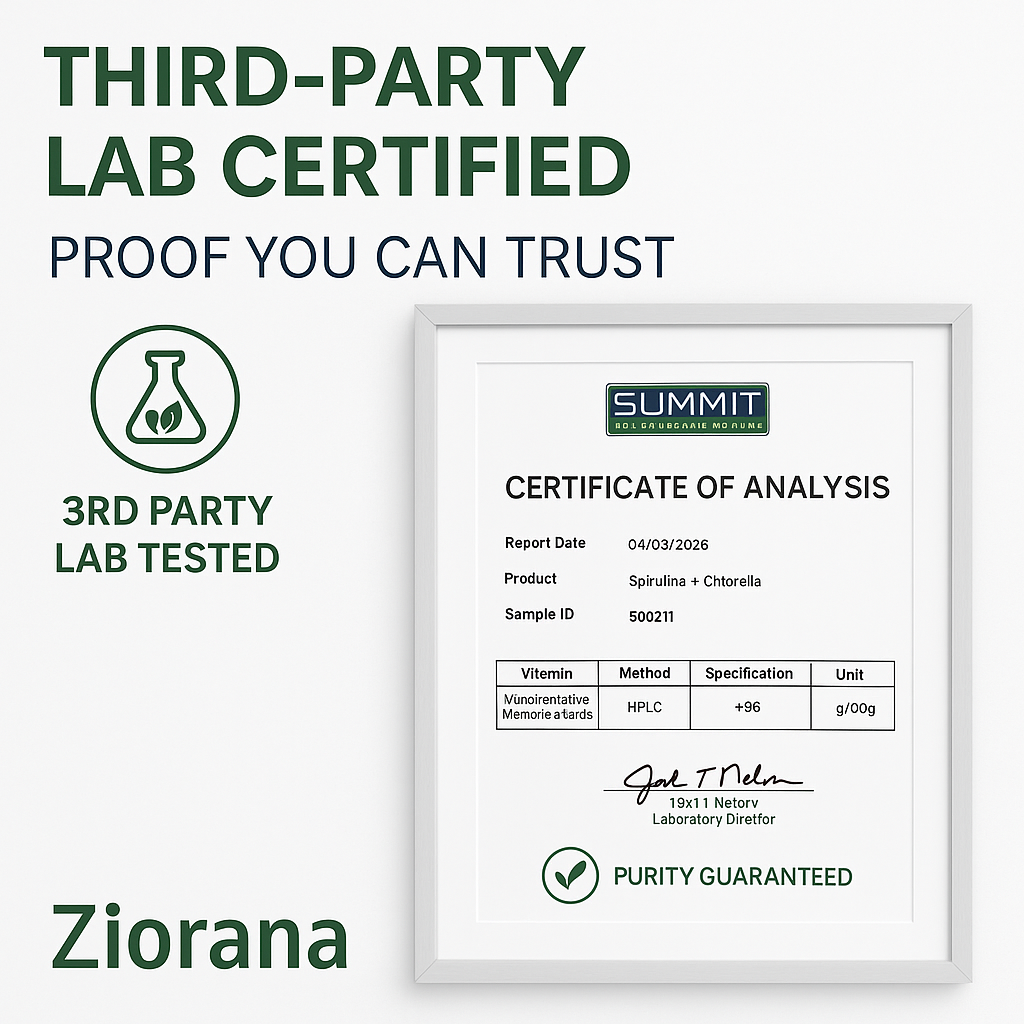 Spirulina Chlorella | Natural Glucose Control, Detox and Antioxidant