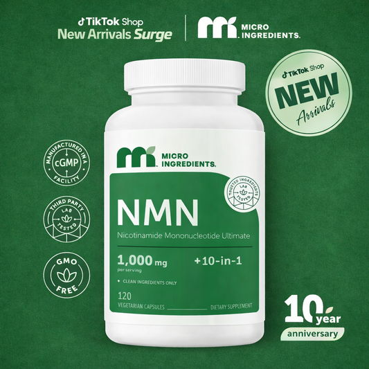 Micro Ingredients NMN Complex® | 10-1 Complex, Zero Filler, Pure NMN