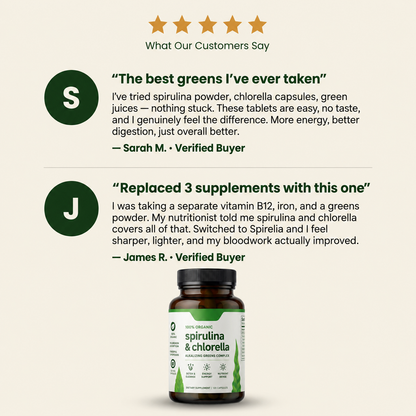 Spirulina Chlorella™ | Natural Detox & Glucose Support