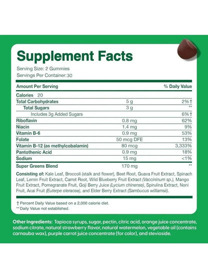 Super Greens Digestive Gummies™