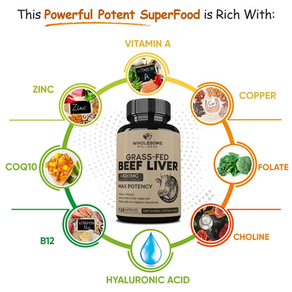 Ziorana™ Grass-Fed Beef Liver Capsules