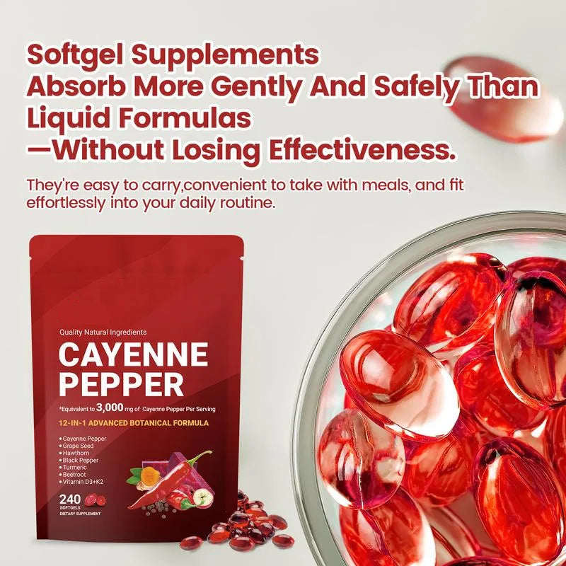 Cayenne Pepper | 12 in 1 Advanced Formula