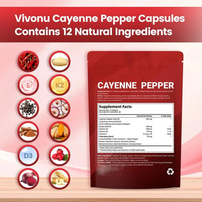 Cayenne Pepper | 12 in 1 Advanced Formula