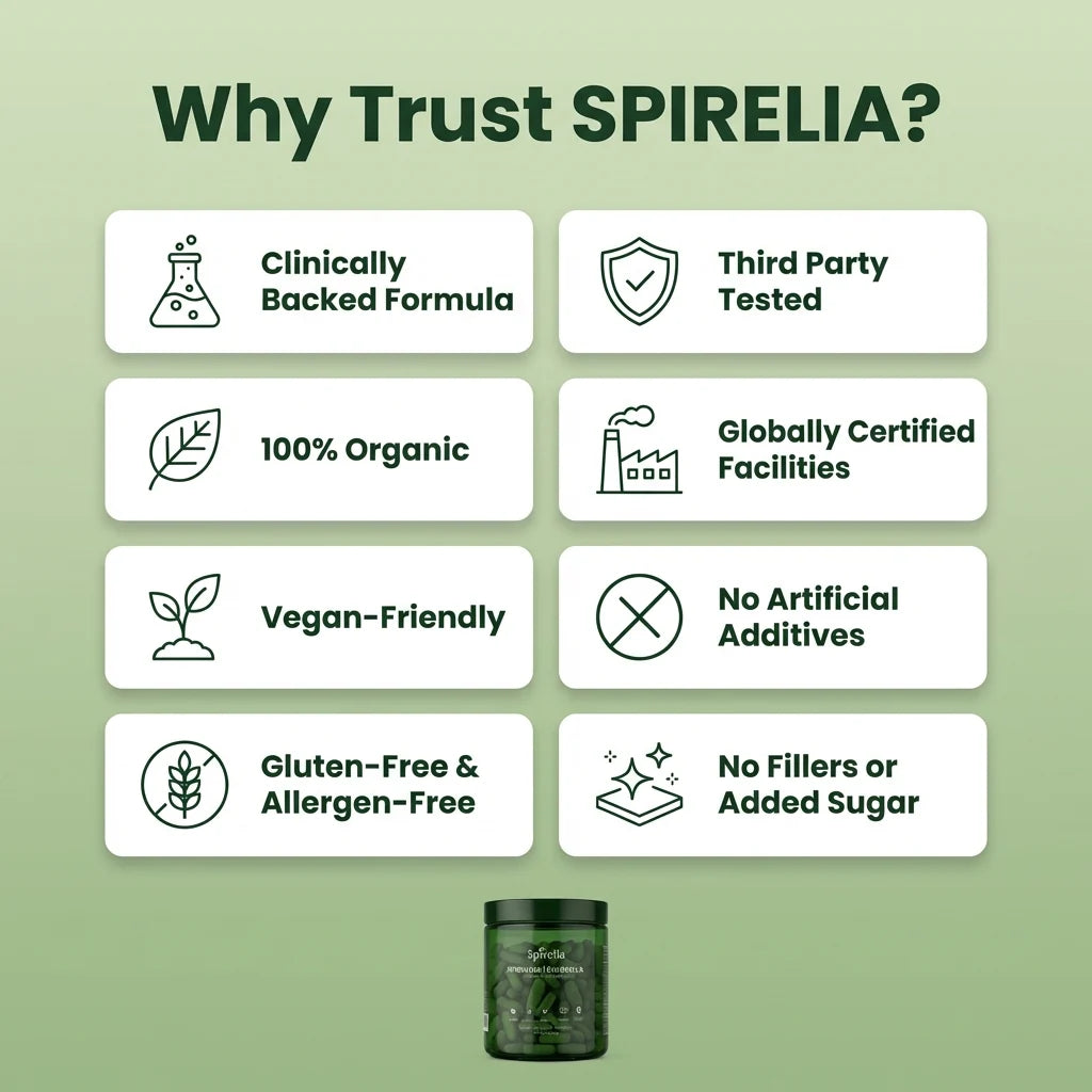 Spirulina Chlorella™ | Natural Detox & Glucose Support