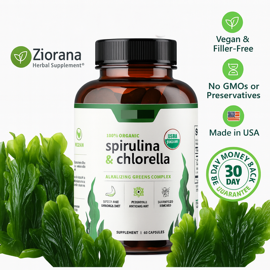 Spirulina Chlorella | Natural Glucose Control, Detox and Antioxidant