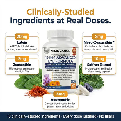 VisioVance™ 15-in-1 Advanced Eye Formula