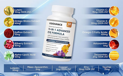 VisioVance™ 15-in-1 Advanced Eye Formula