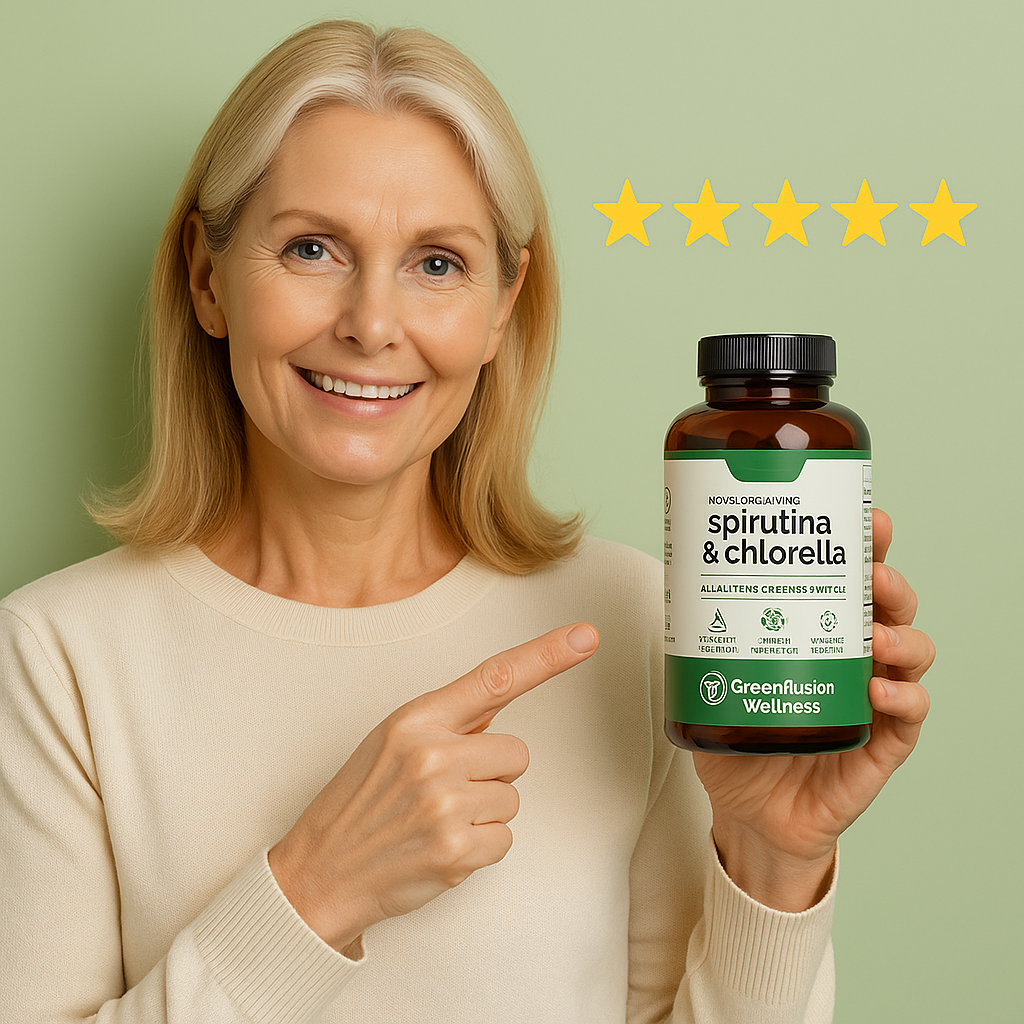 Spirulina Chlorella | Natural Glucose Control, Detox and Antioxidant