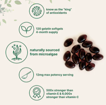 Astaxanthin from MicroAlgae™: Triple Strength