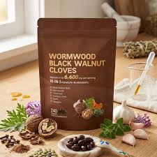 Wormwood Black Walnut Cloves | 18 in 1 Herbal Ingredients