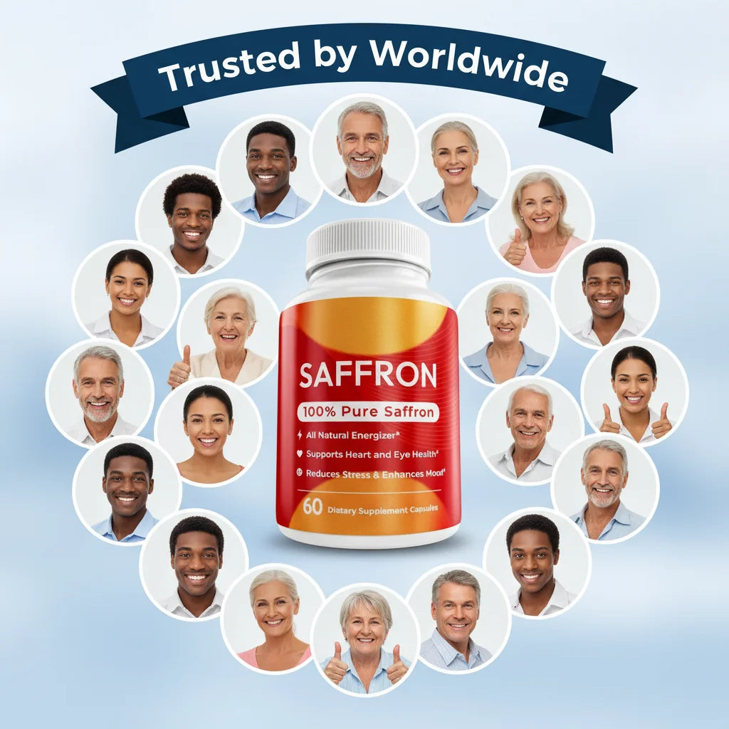 Saffron Capsules Vitamin Dietary Supplement Capsules